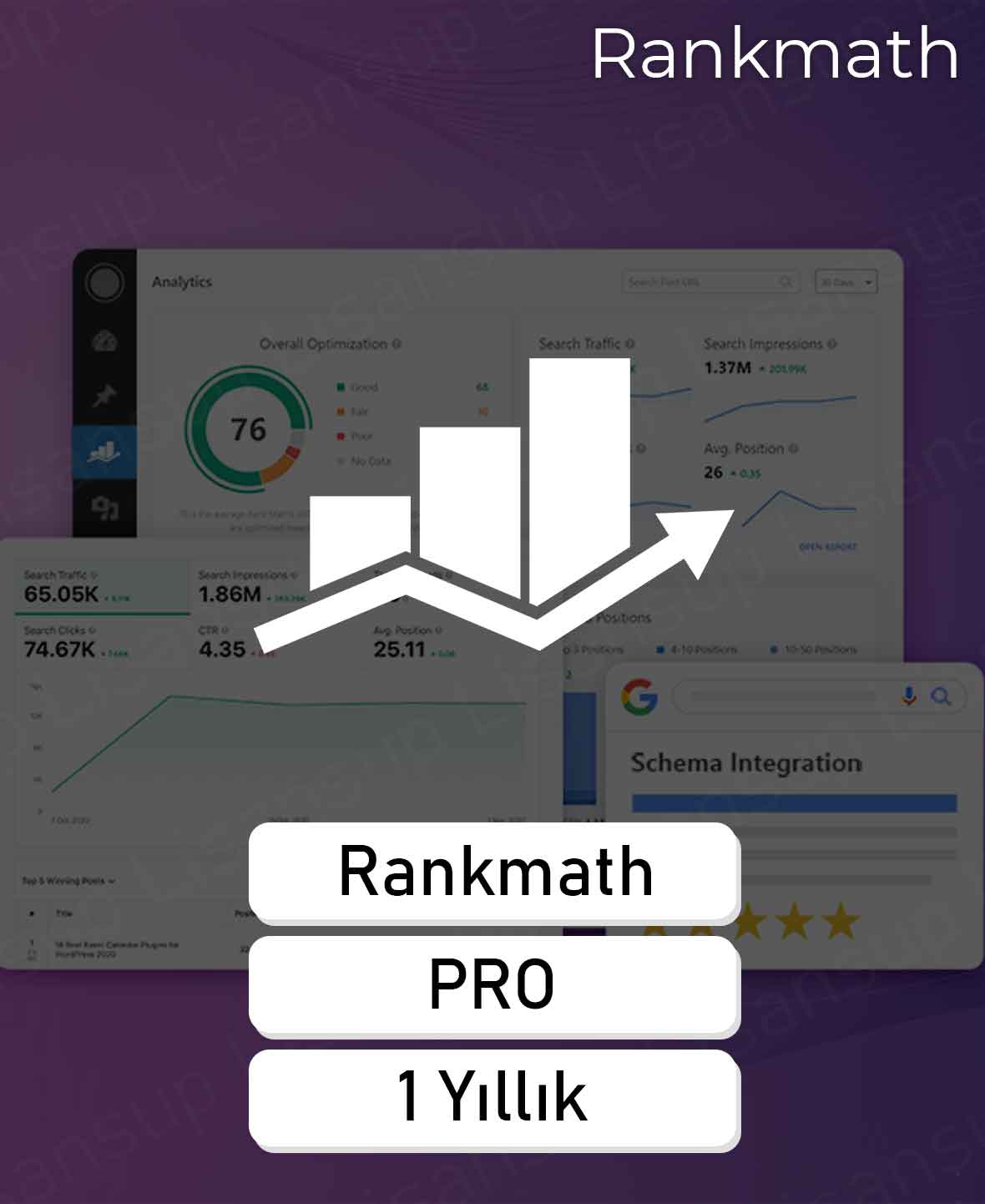12 RankMath Pro - 1 Yıllık